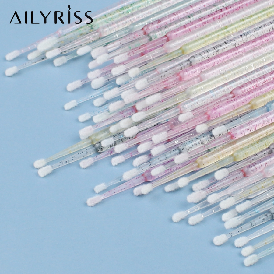 Micro Brush Applicator - Brosses à cils jetables, 100 pièces,