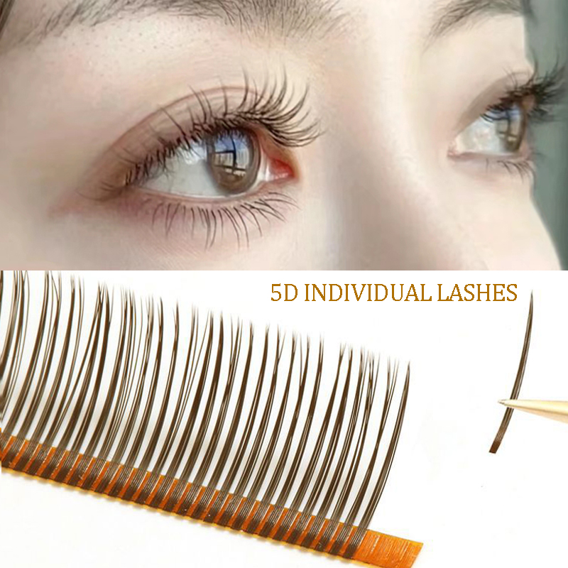 Eyelash Extensions Classic - Faux-Cils Individuels en Vison, Noir Mat,