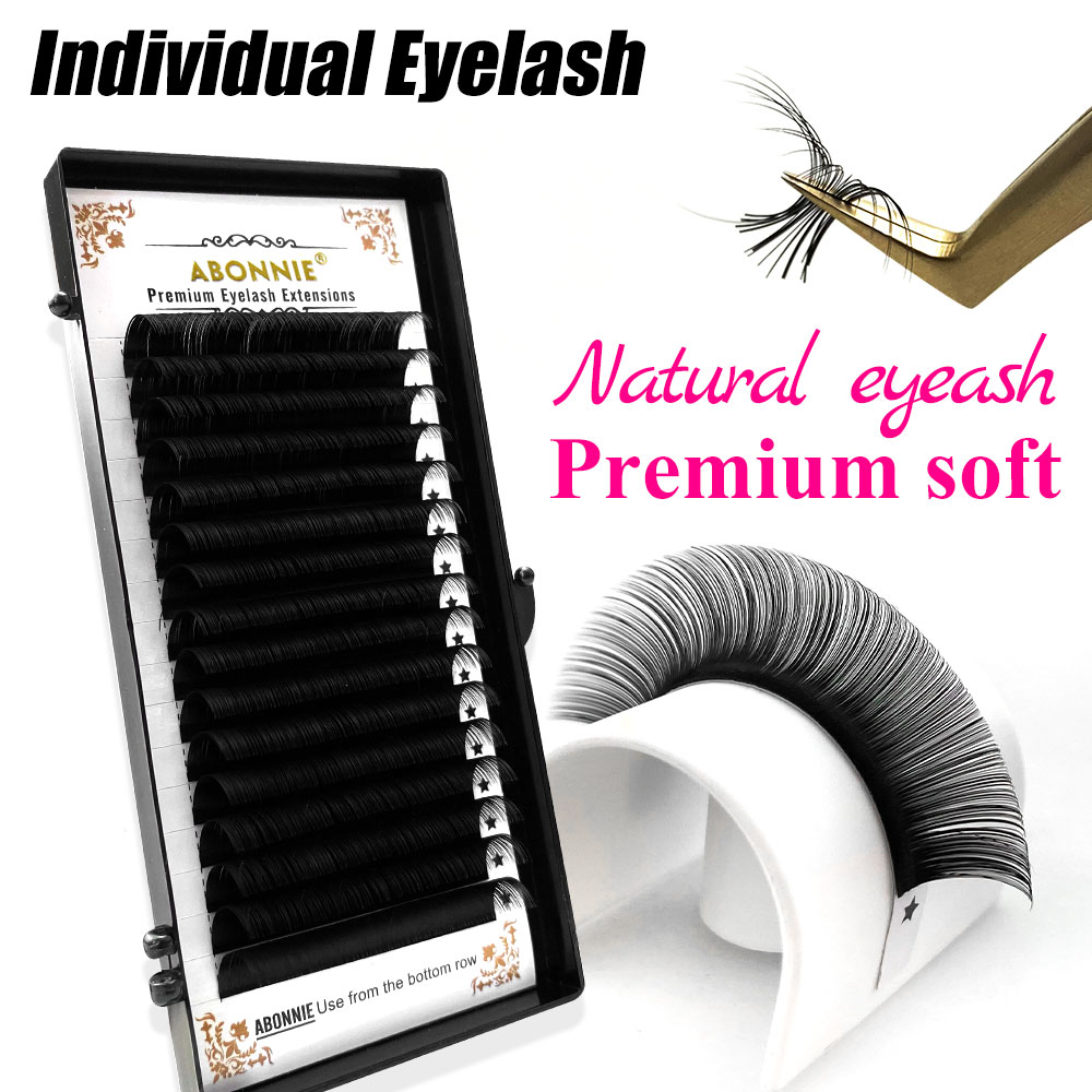 Eyelash Extensions Classic - Abonnie 16 rangées de cils en