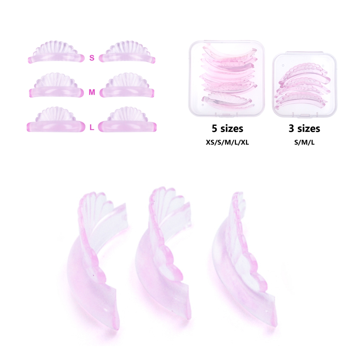 Eyelash Lift Or Extension - Coussinets en Silicone pour rehausser les