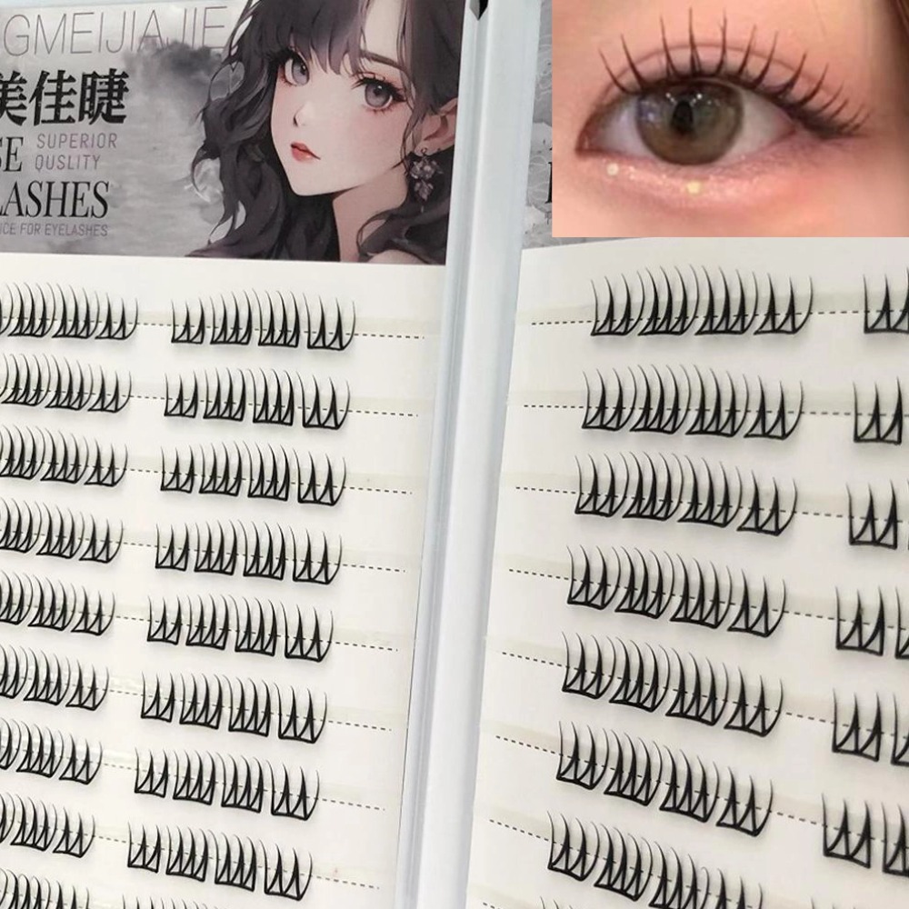 Eyelash Extension Korean Style - Faux-cils en forme de U sans