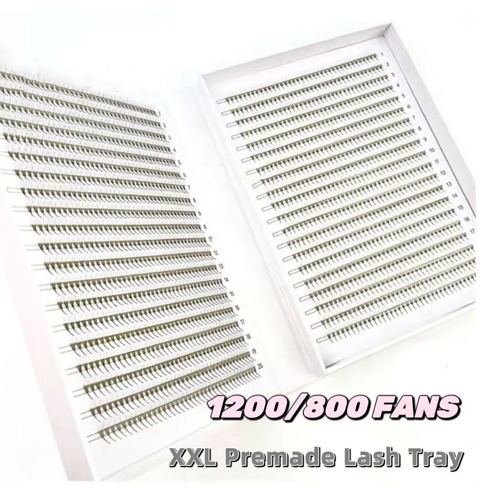 Eyelash Extension Hybrid - 2D-16D 1600/880 ventilateurs PBT hybride préfabriqués