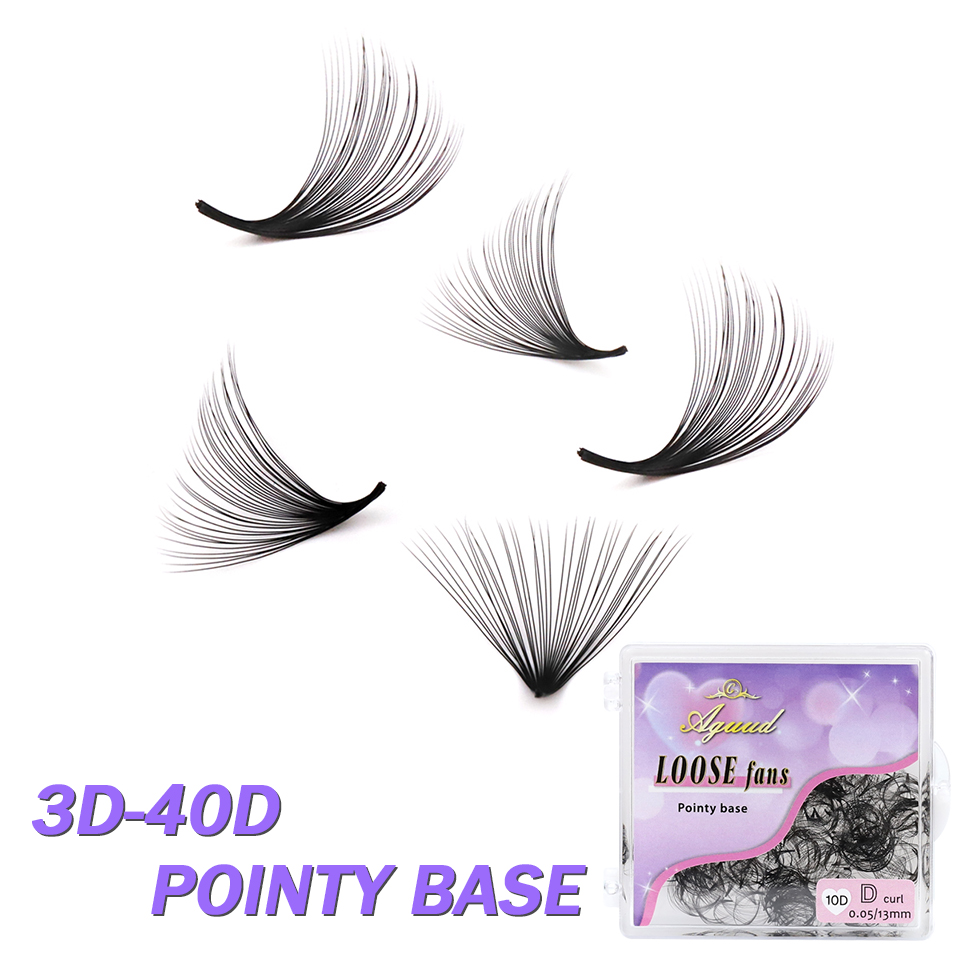Eyelash Extension Remover At Home - AGUUD 30D 40D Cluster ventilateurs lâches