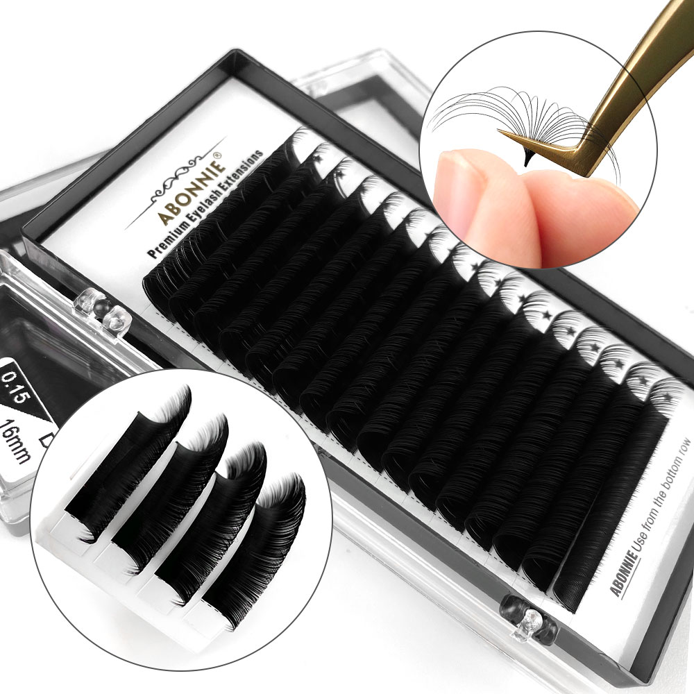 Eyelash Extensions Classic - Abonnie Extension de cils soie douce