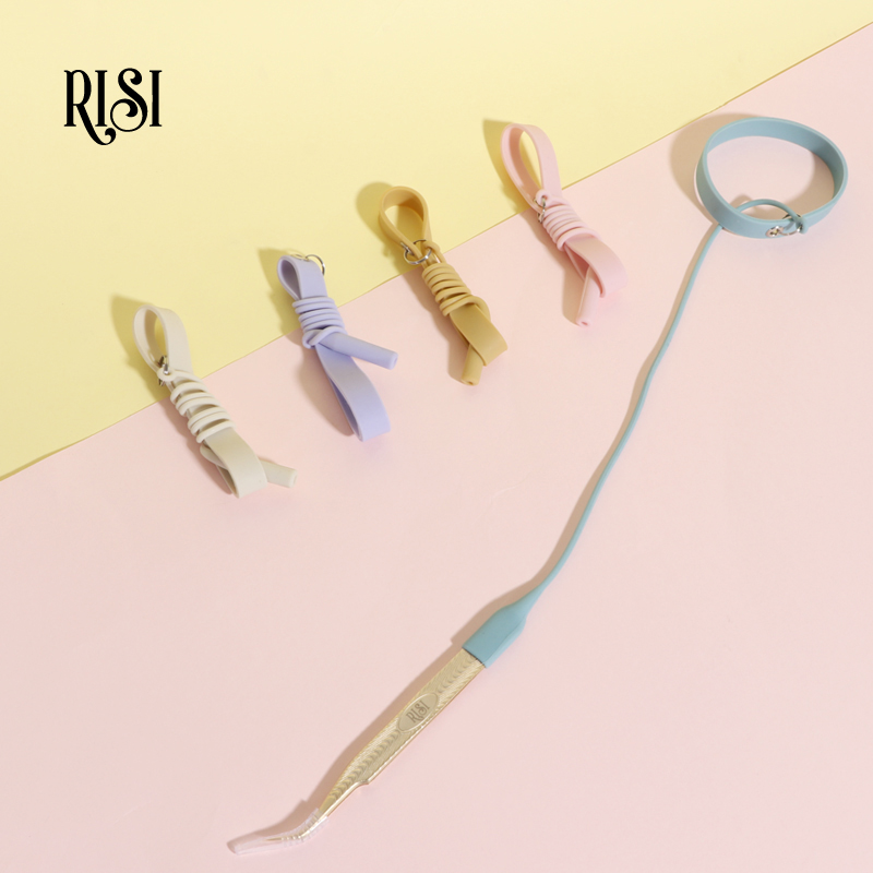 Eyelash Extension Remover At Home - RISI-Pince à épiler en silicone pour