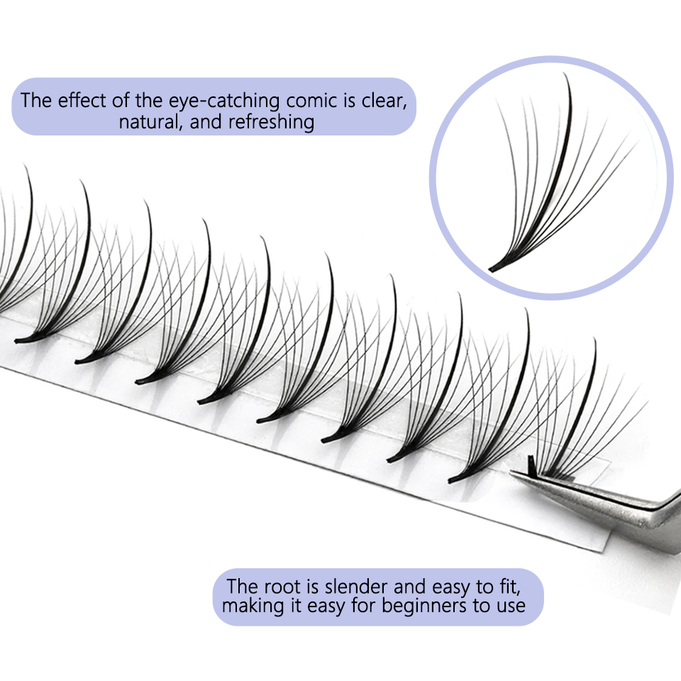 Extensions de cils en faux vis - Eyelash Extension Hybrid avis et prix