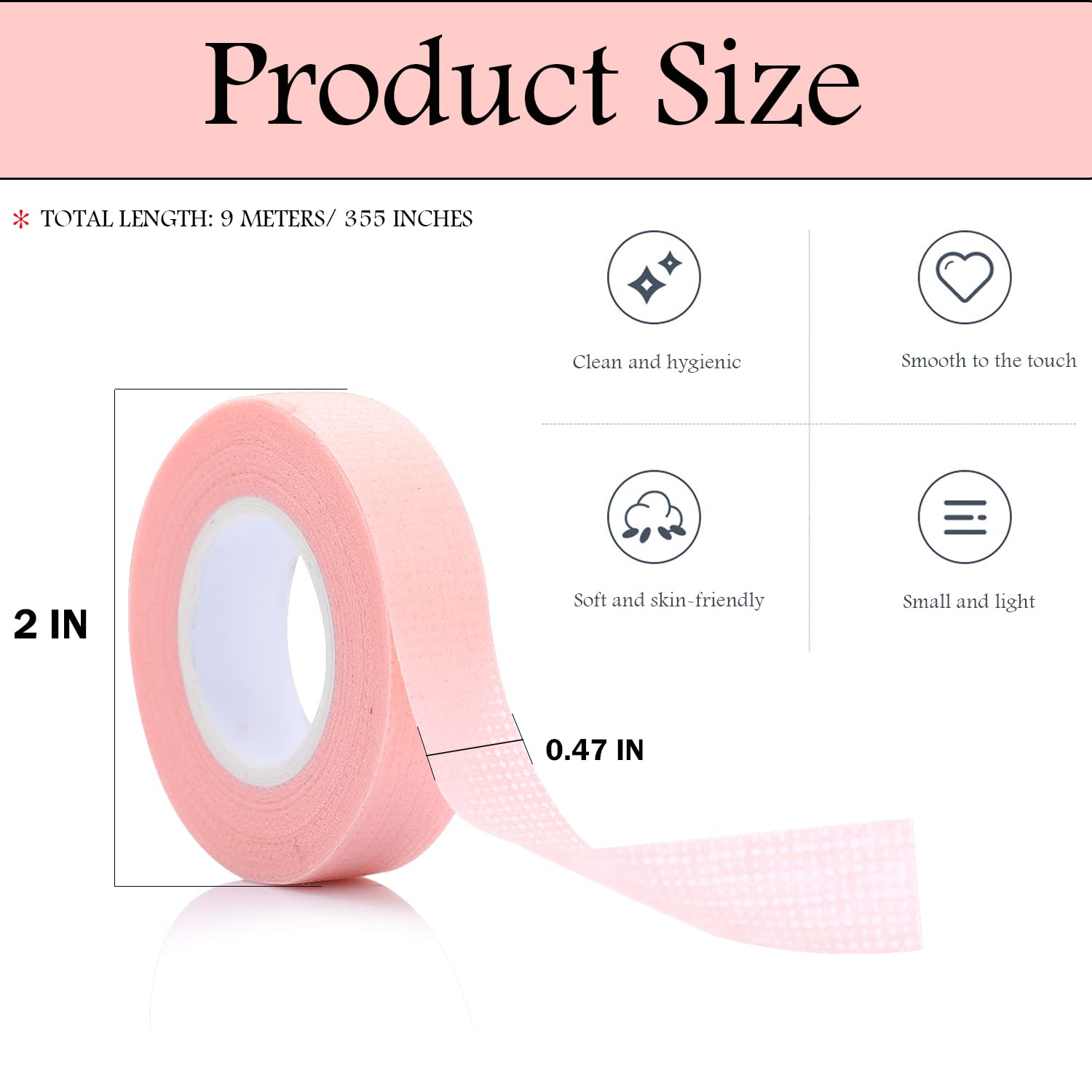 6 rouleaux de ruban adhésif po - Eyelash Extension Class avis et prix