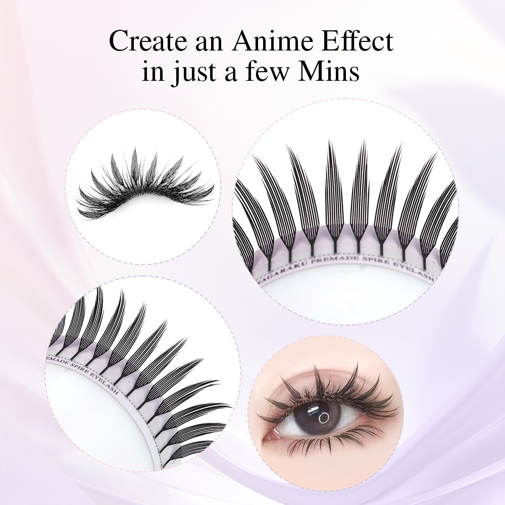 NAGARAKU pré-fabriqué flèche c - Eyelash Extension Hybrid avis et prix