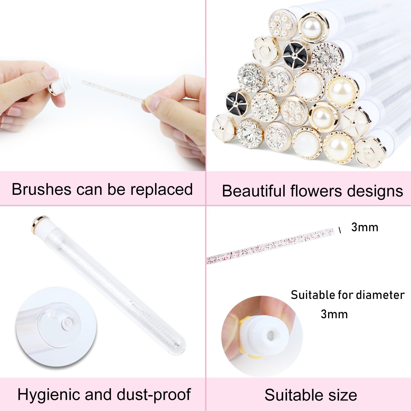 Baguettes de Mascara Tube 20 p - Micro Brush Applicator avis et prix