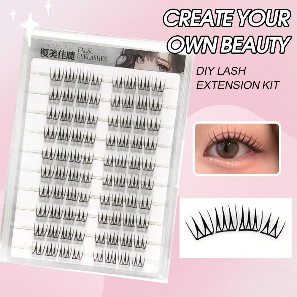 Faux-cils en forme de U sans c - Eyelash Extension Korean Style avis et prix