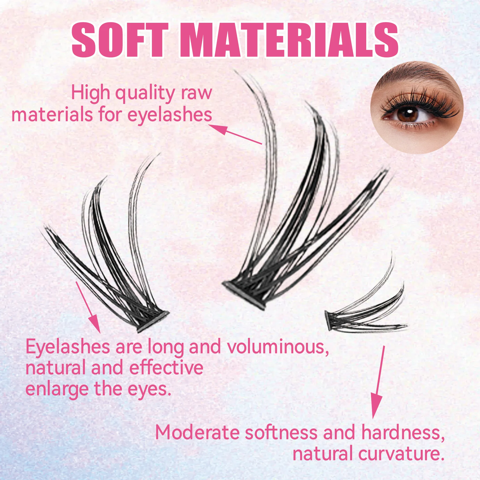 Cils 200 pièces grappes cils l - Eyelash Extension Remover At Home avis et prix