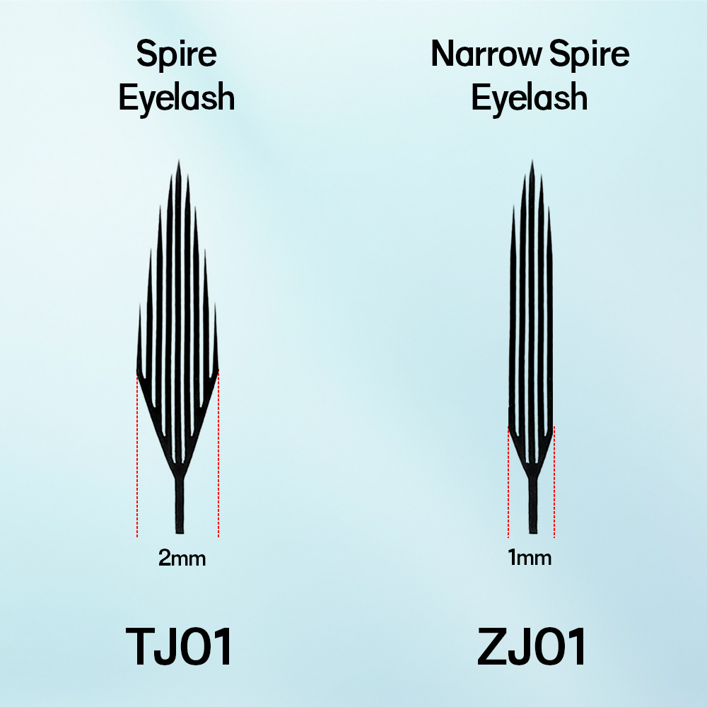 Cils NATUHANA Comic Spire C D  - Eyelash Extension Hybrid avis et prix