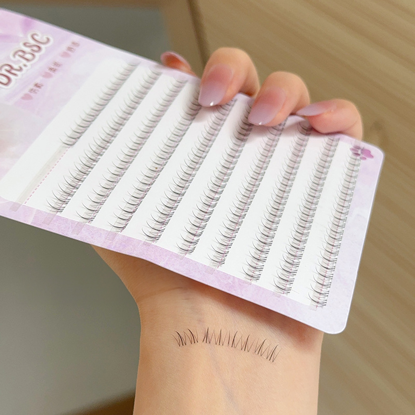 Faux-cils à bande fine, bricol - Eyelash Extension Korean Style avis et prix